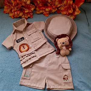 Kit roupa safari/selva